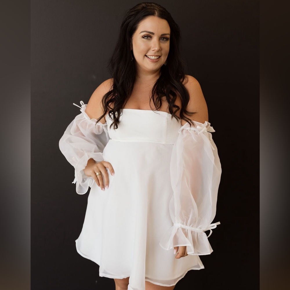 Asher Lane Mia Flounce Bride To Be Dress